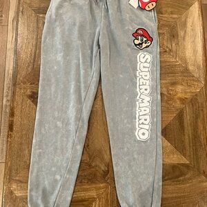 Super Mario Gray Joggers